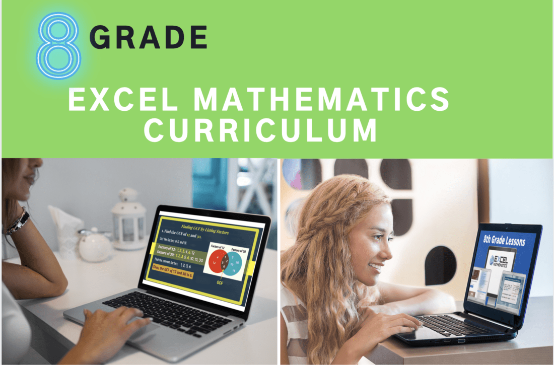 8th Grade Online Math Course Online Math Lessons Excel Mathematics